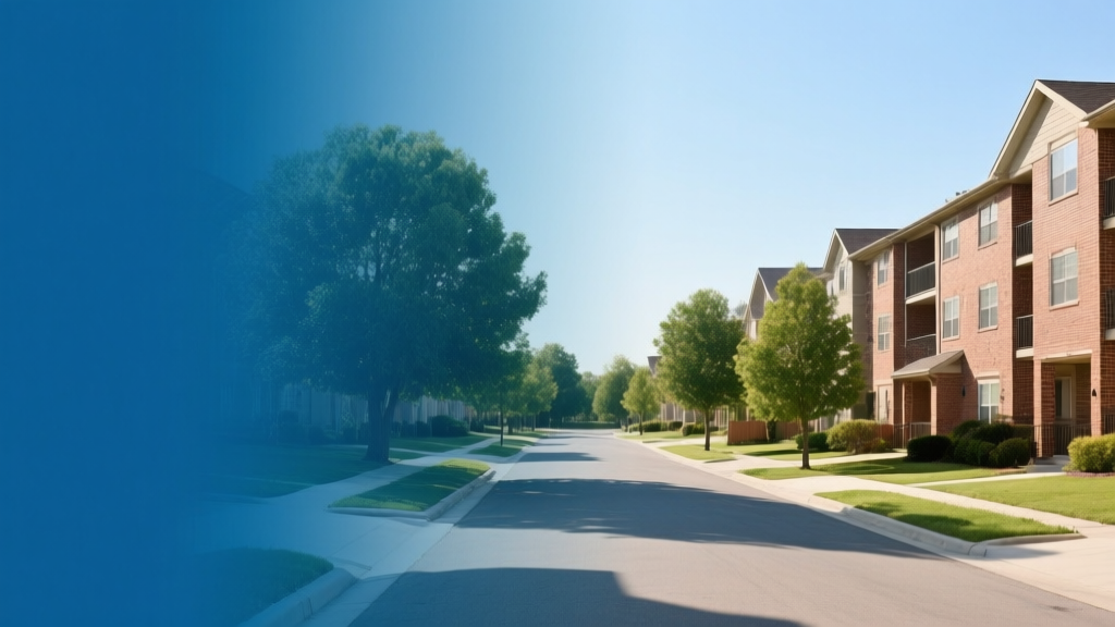 Mineola condo complex with flood barriers showcasing risk mitigation strategies