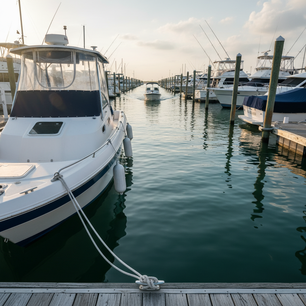 Clear Lake Shores Comprehensive & Collision claim documentation after a dock collision