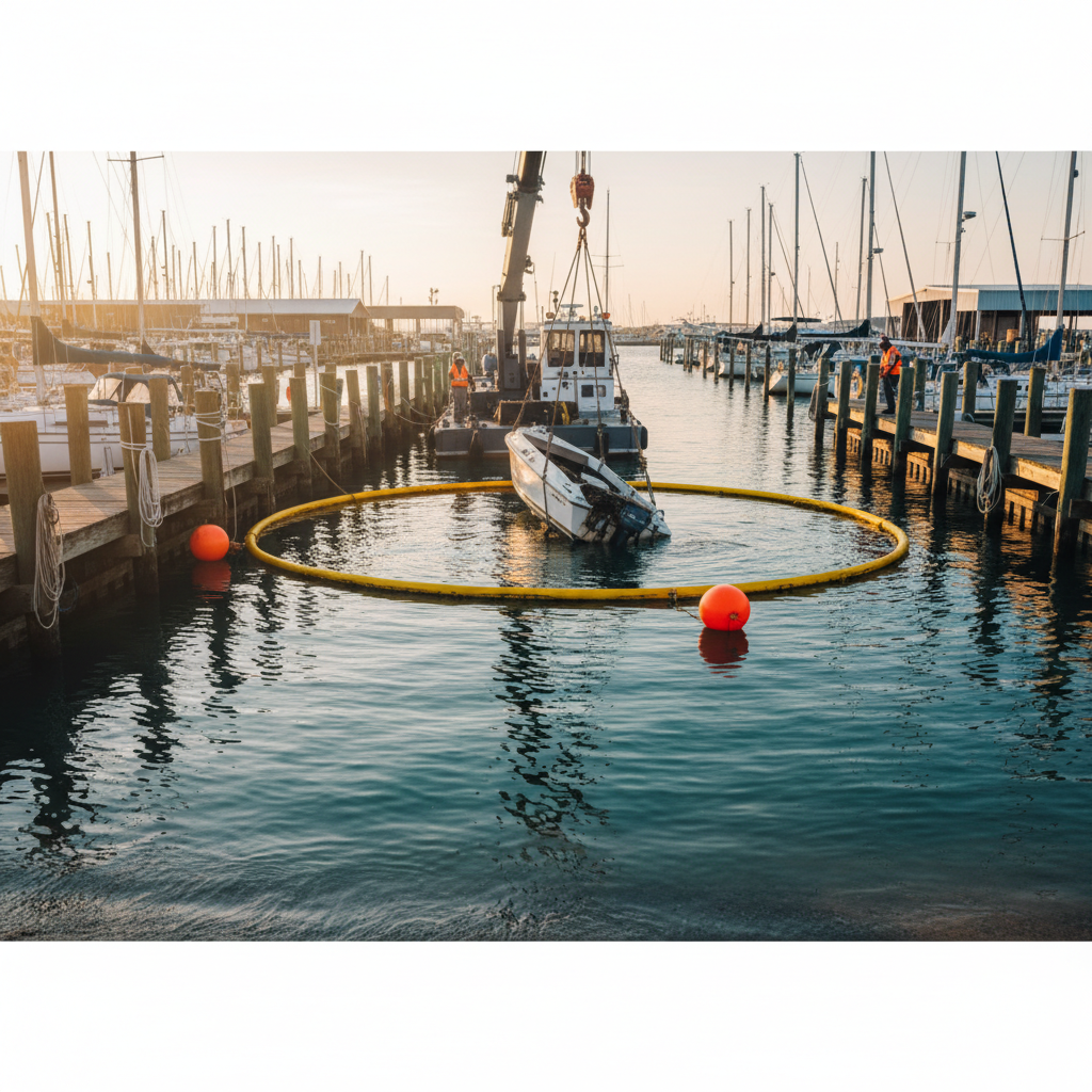 Clear Lake Shores marina scene showing why wreckage removal insurance matters