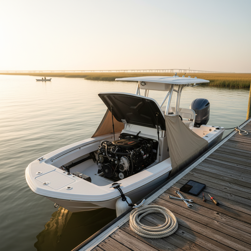 Mechanical breakdown coverage for boats in Dickinson, TX near Dickinson Bayou
