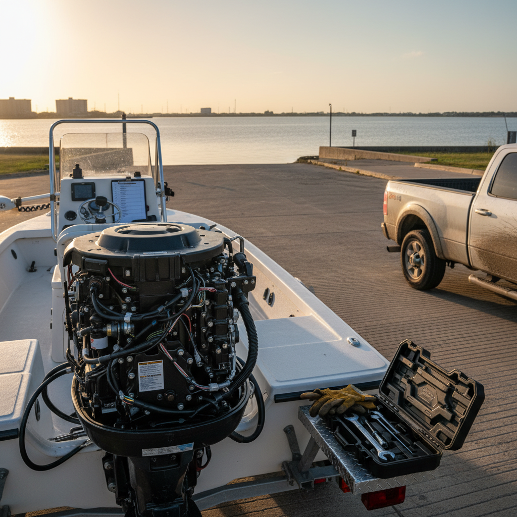 Comparing mechanical breakdown coverage options for Friendswood, TX boaters near Galveston Bay