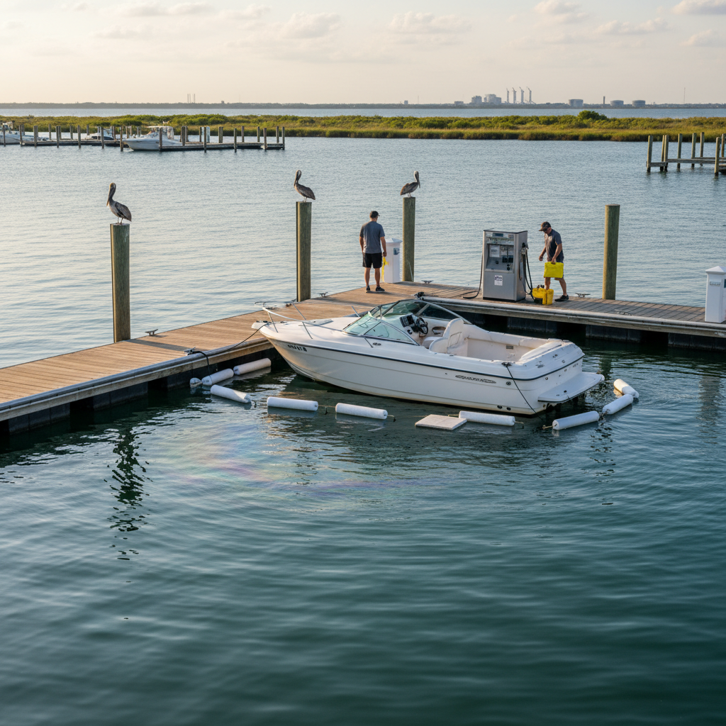 Pollution Liability boat insurance protection for Friendswood, TX boaters near Clear Lake marinas