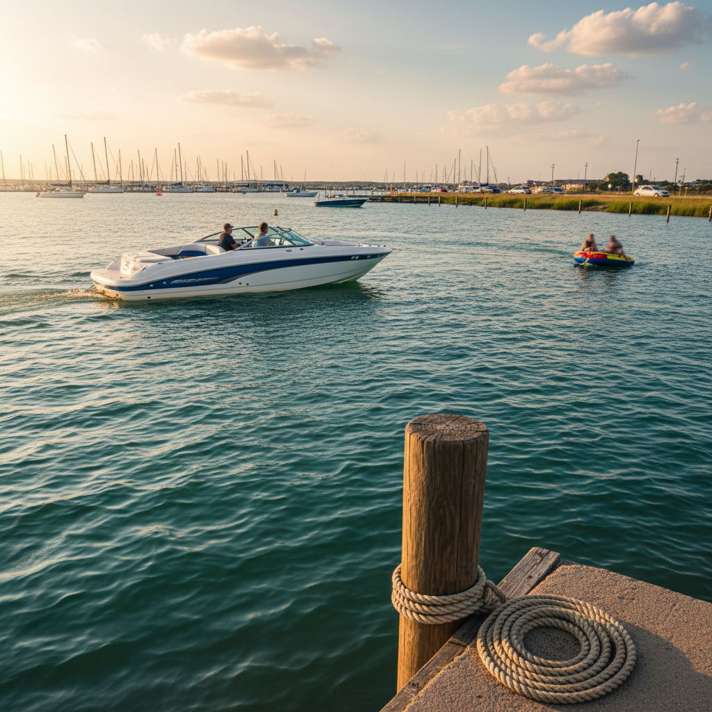 Water sports coverage for towing wakeboarders near Friendswood, TX