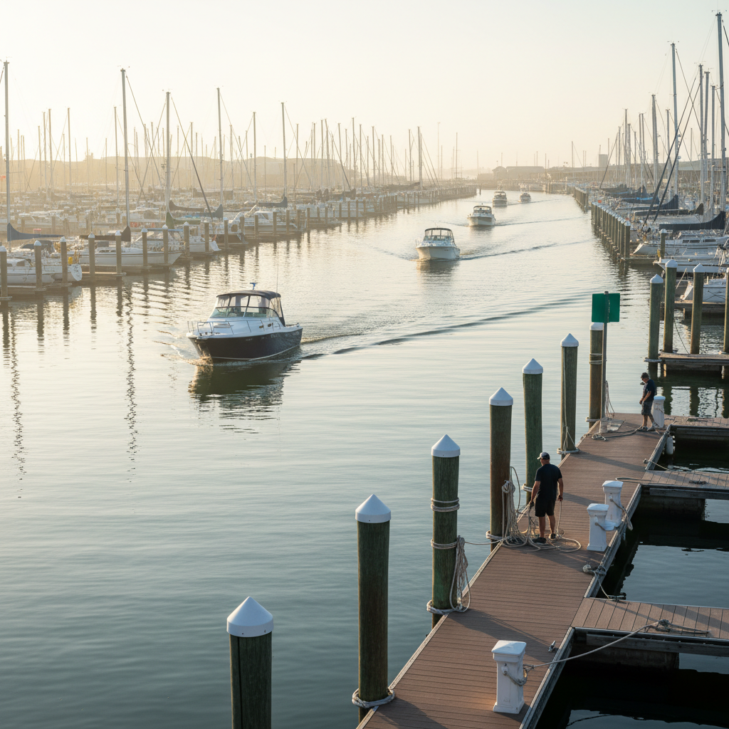 Boat liability coverage protection for Kemah, TX marina docking and channel traffic