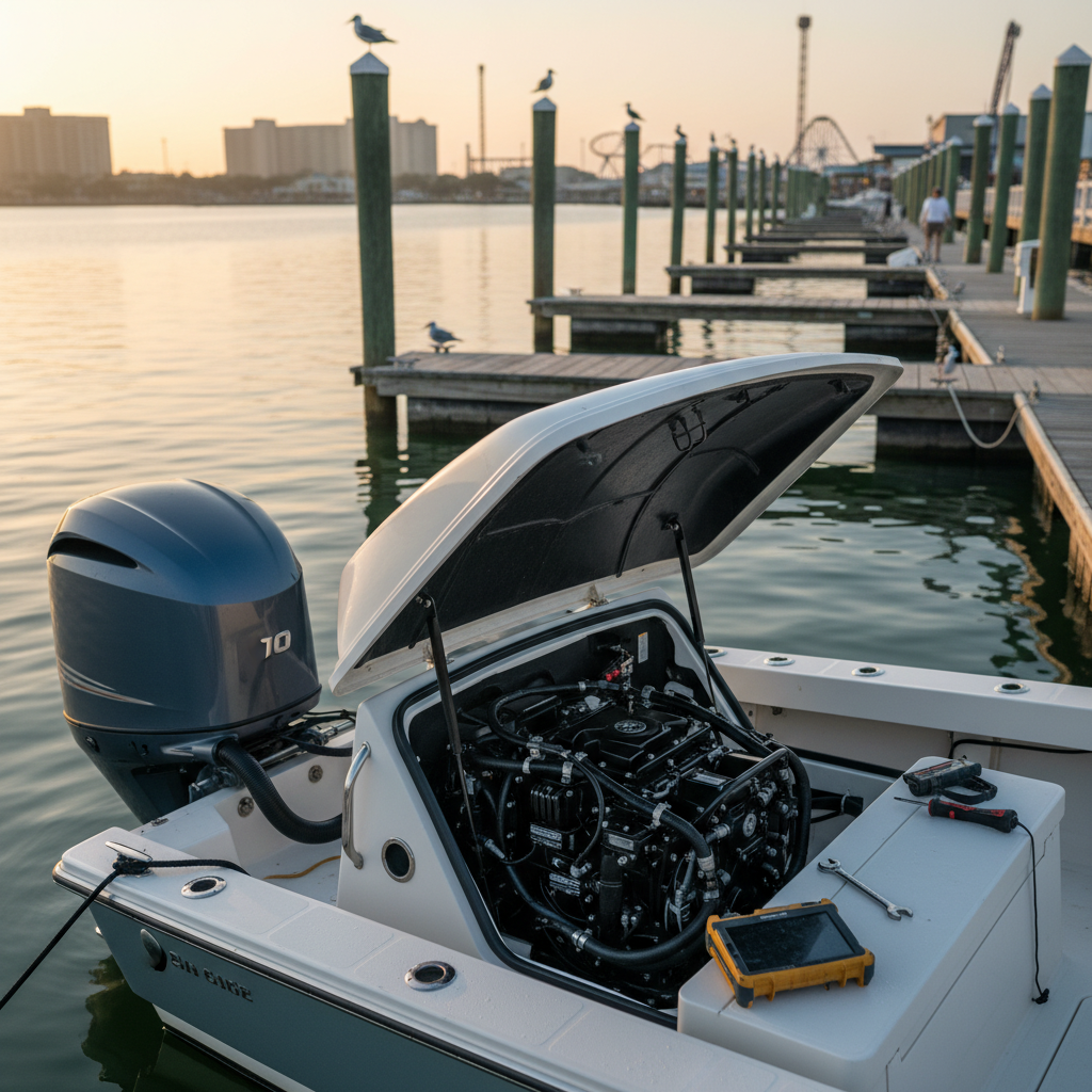 Boat engine repair and mechanical breakdown insurance guidance in Kemah TX