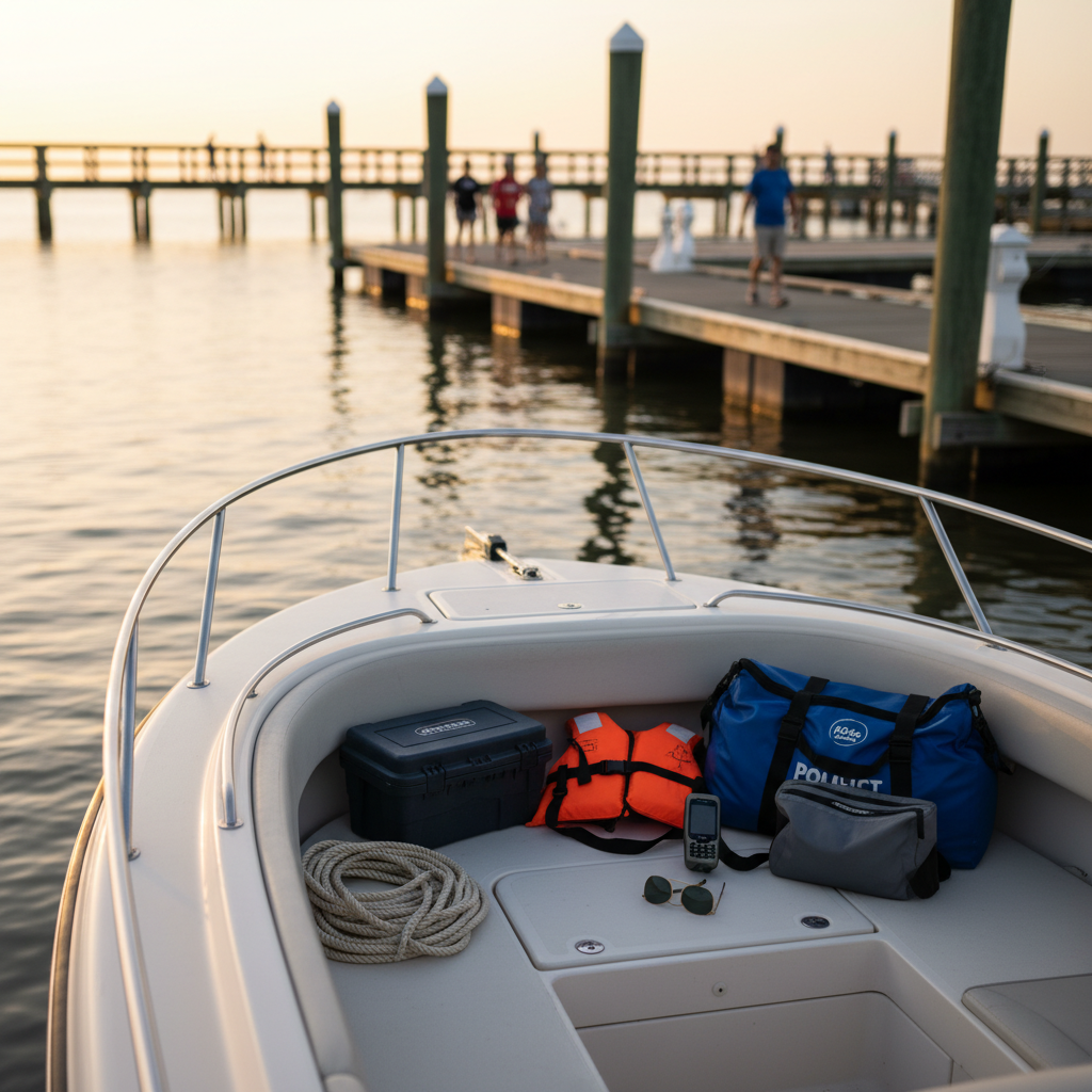 Boat personal effects claim documentation in Kemah, TX after theft or storm damage
