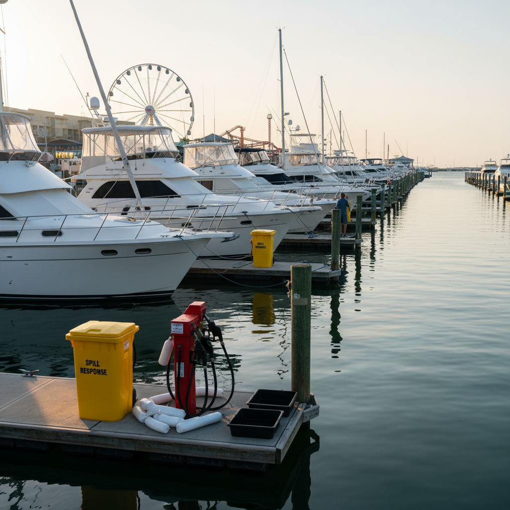 Fuel spill response and Pollution Liability claim help for Kemah, TX boaters on Galveston Bay