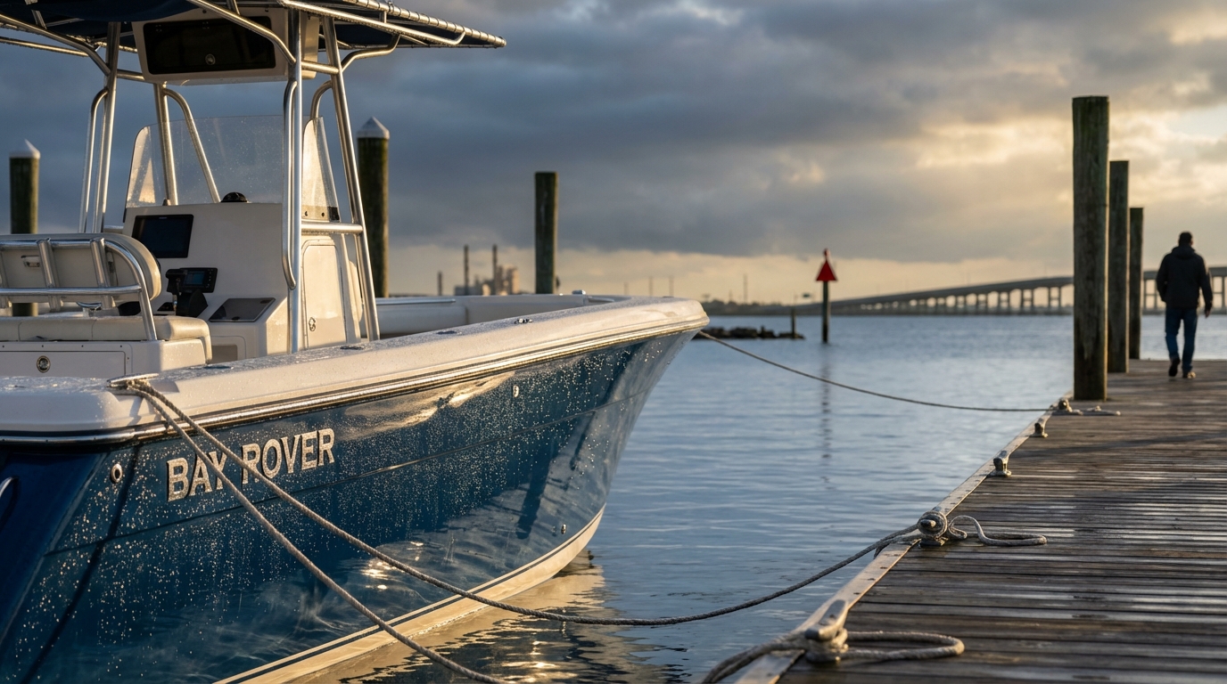Hull coverage for boats in La Marque, TX after storm and dock damage