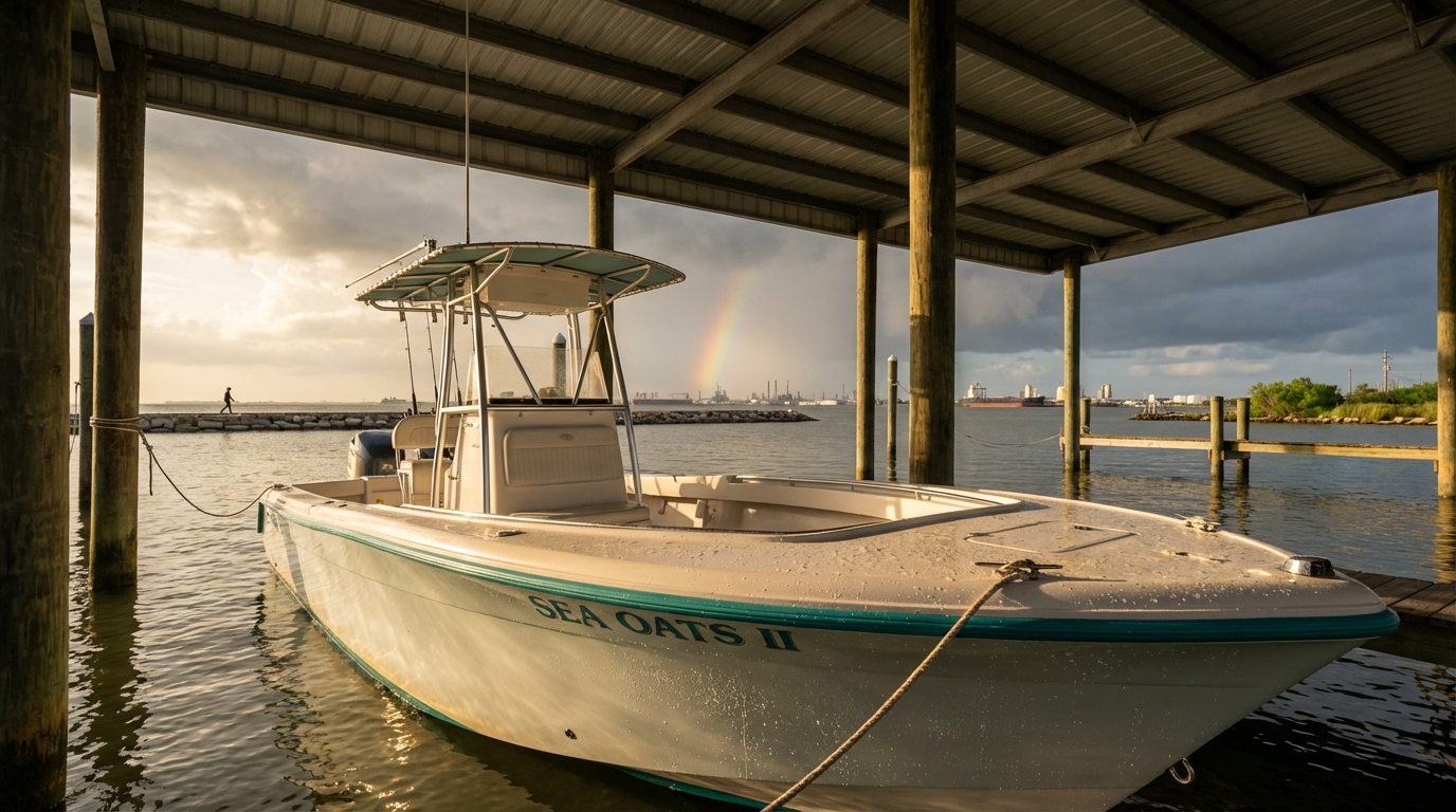 La Marque, TX boat owners reviewing hull coverage options with a local Galveston agency