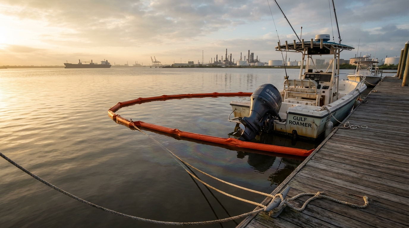 Pollution Liability boat insurance protection for fuel spills near La Marque, TX