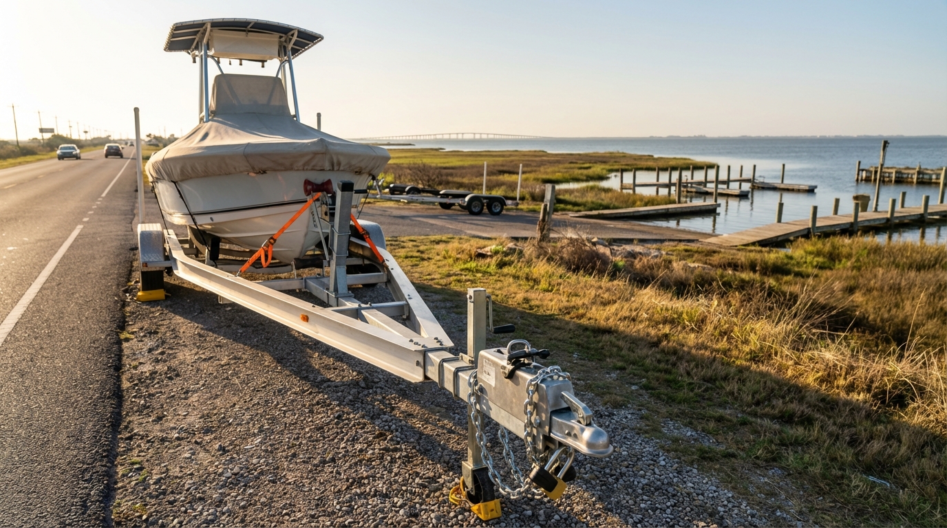 Boat trailer coverage in La Marque, TX for towing and parking protection