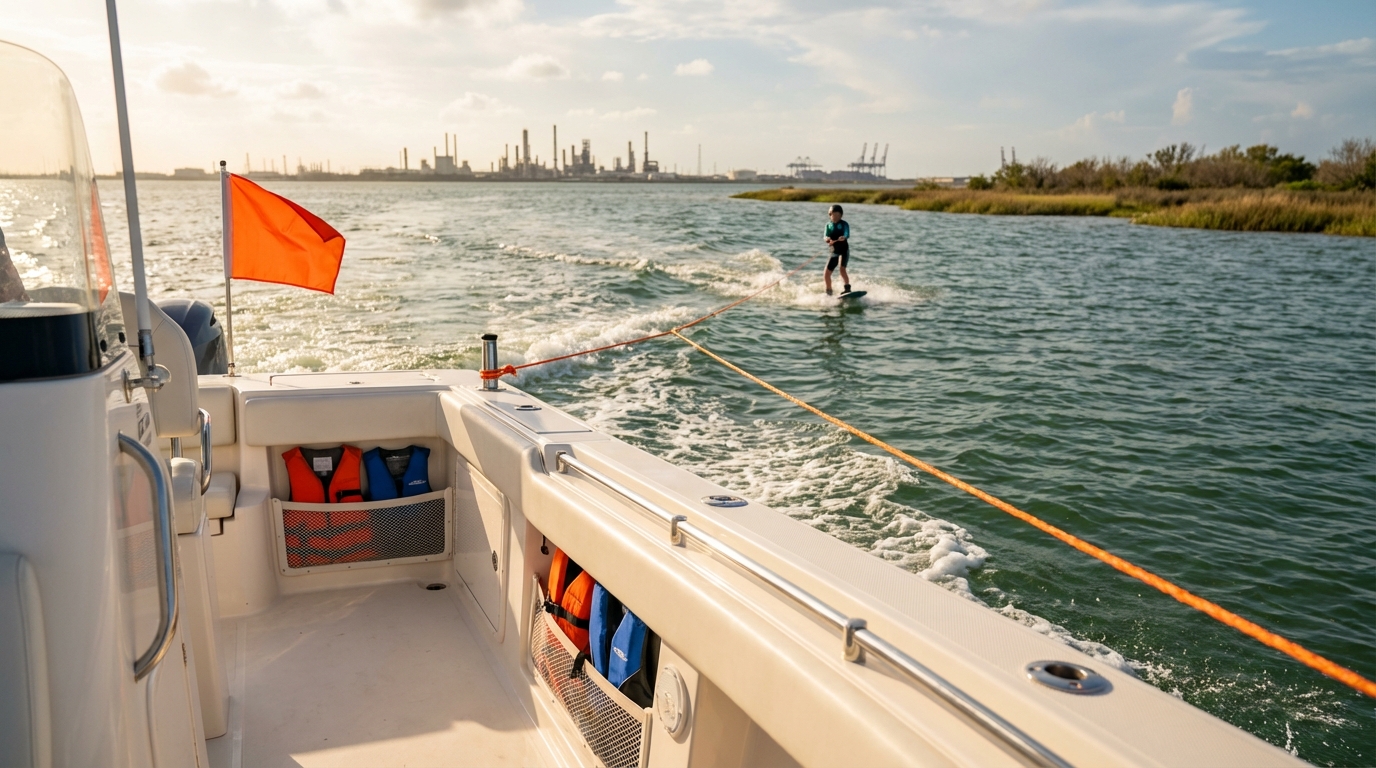Water sports coverage for tubing and wakeboarding near La Marque, TX