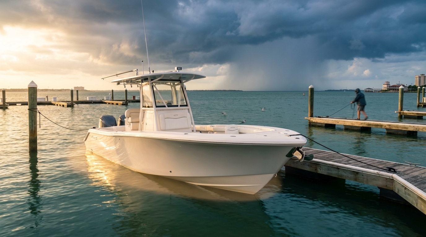 Hull Coverage in League City, TX for boats on Clear Lake docks