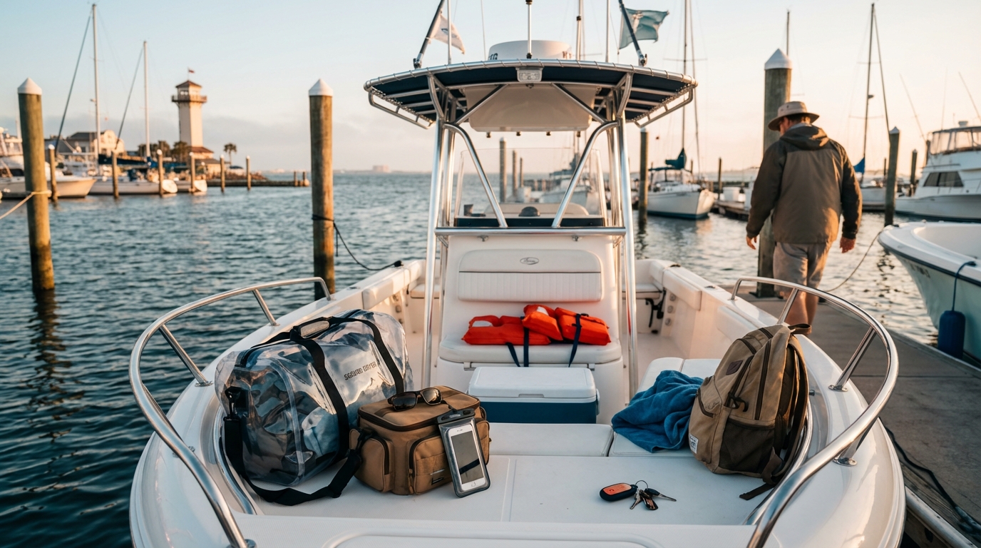 Boat personal items and electronics protected by Personal Effects coverage in League City TX