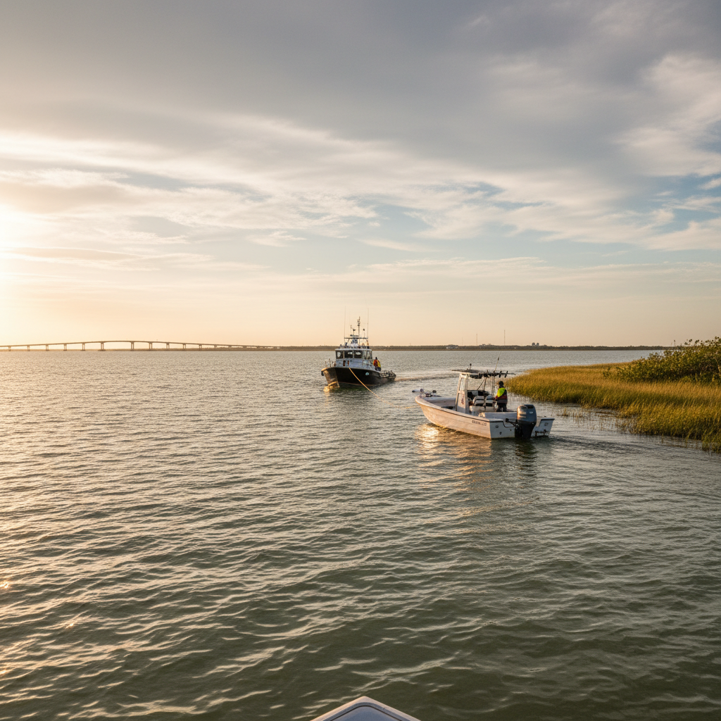 Boat towing assistance dispatch and recovery support in San Leon, TX
