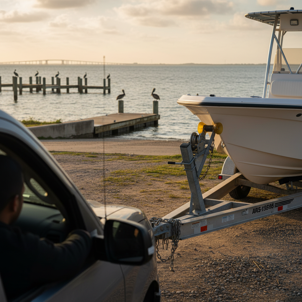 Boat trailer coverage in San Leon, TX protecting trailers from theft and road damage