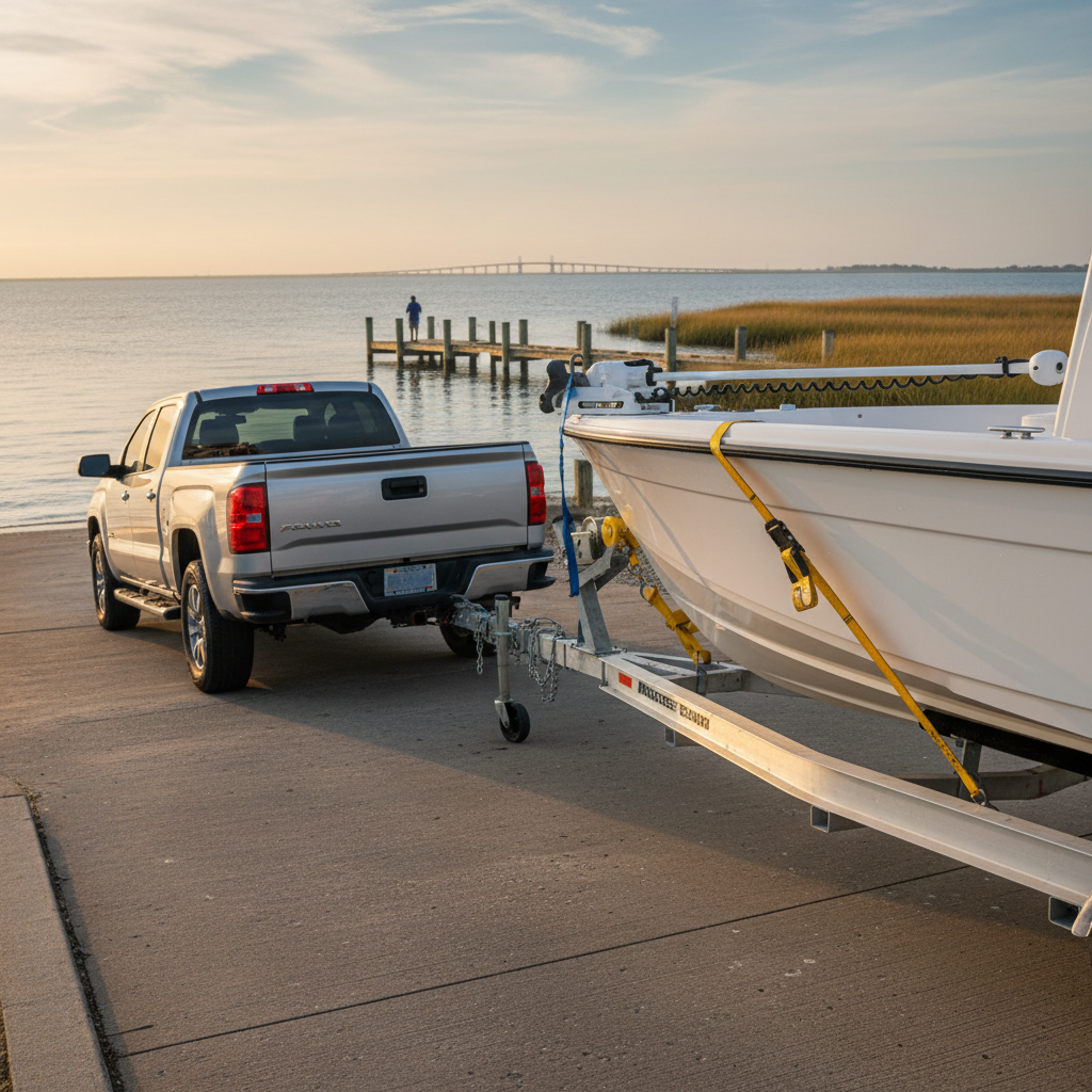 Boat trailer coverage options in San Leon, TX with secure storage and anti-theft devices