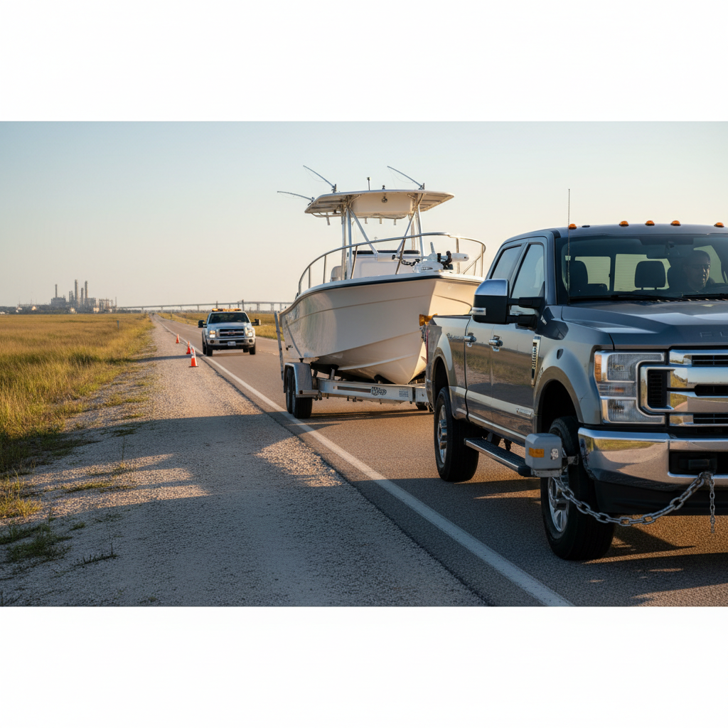 Local boat insurance guidance for towing assistance in Santa Fe, TX near Galveston County waterways