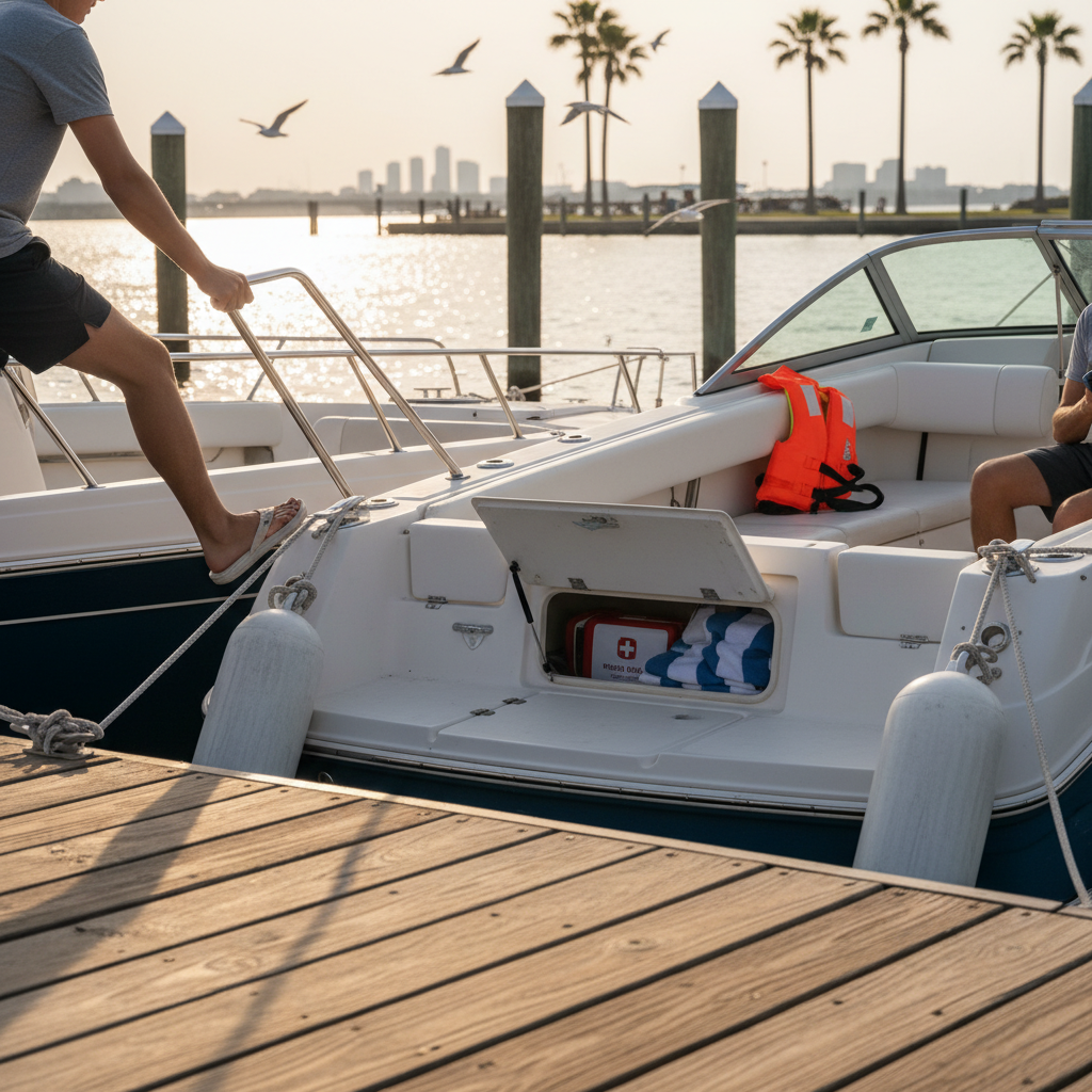 Seabrook, TX boating accident scenario showing Medical Payments coverage for passenger injuries