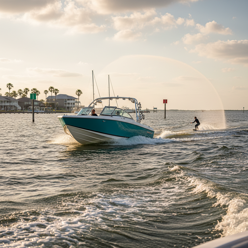Water sports coverage for tubing and wakeboarding in Seabrook TX on Clear Lake