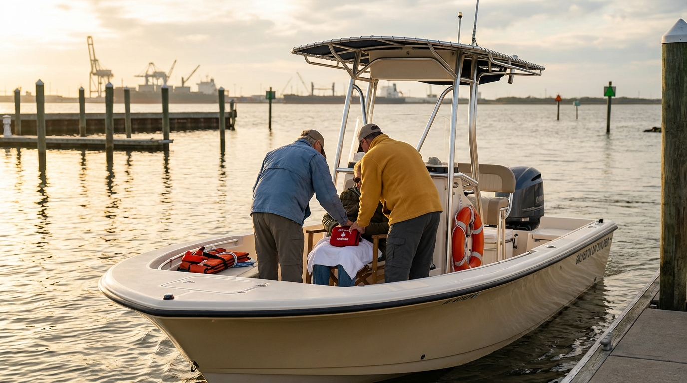 Medical Payments boat insurance coverage for injured passengers in Texas City, TX