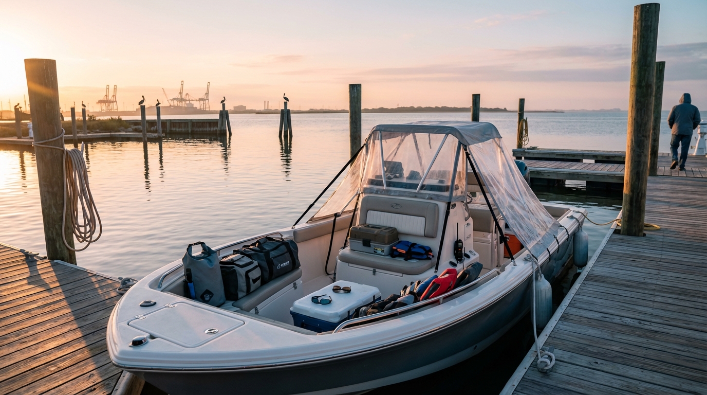 Personal Effects coverage for boat gear and electronics in Texas City, TX