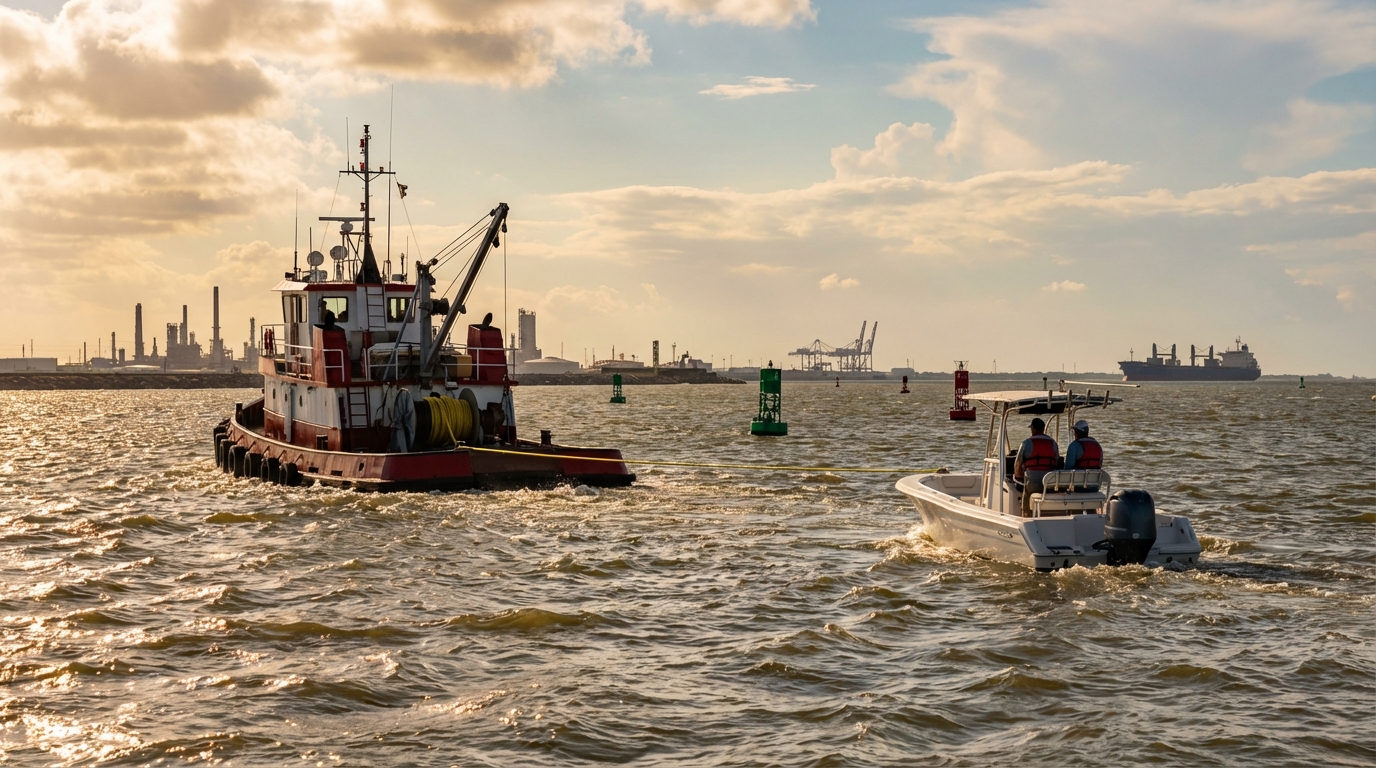 Choosing boat towing assistance limits for Texas City, TX boat insurance