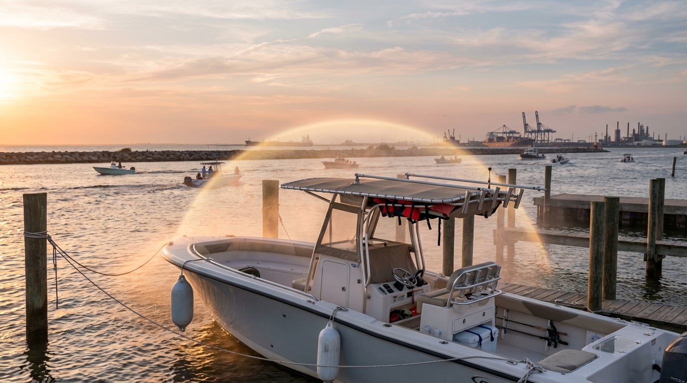 Texas City, TX boat accident documentation for an uninsured boater claim