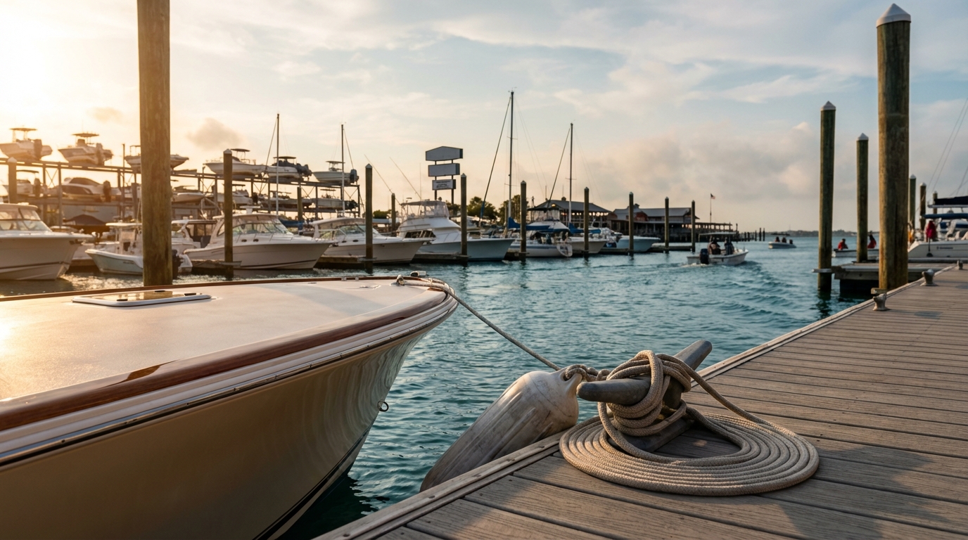 Boat insurance in Kemah, TX for Galveston Bay marinas and weekend boating traffic