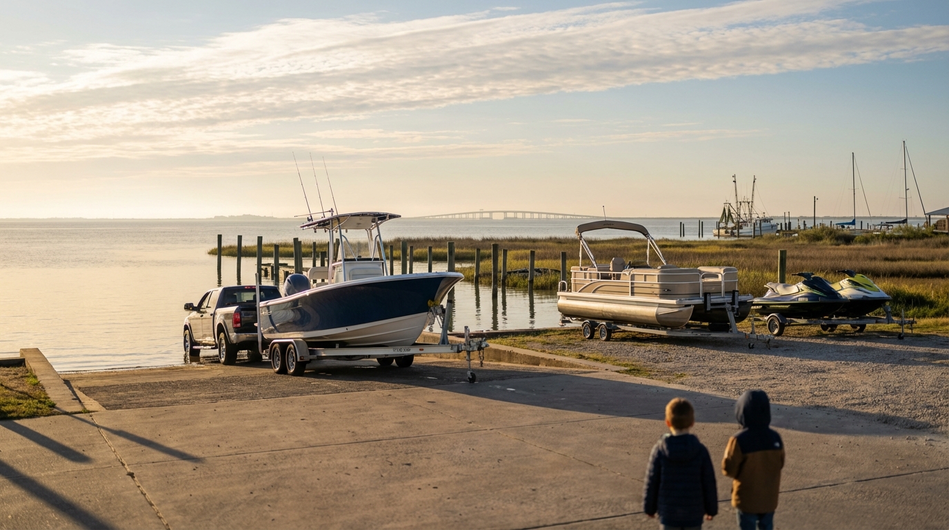 La Marque boat insurance coverage options like hull, liability, towing, and trailer protection