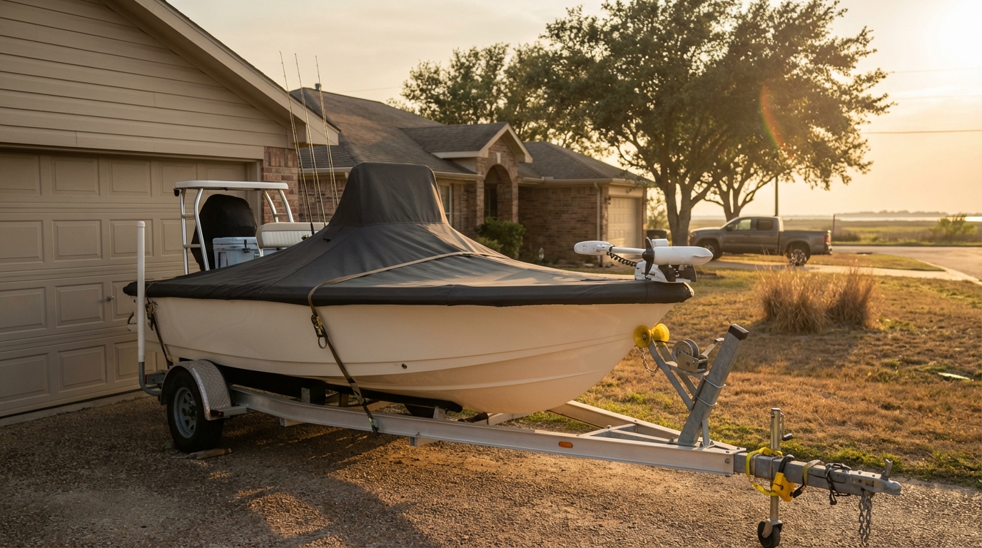 Santa Fe TX boat trailer and towing assistance coverage for trips to Galveston and League City