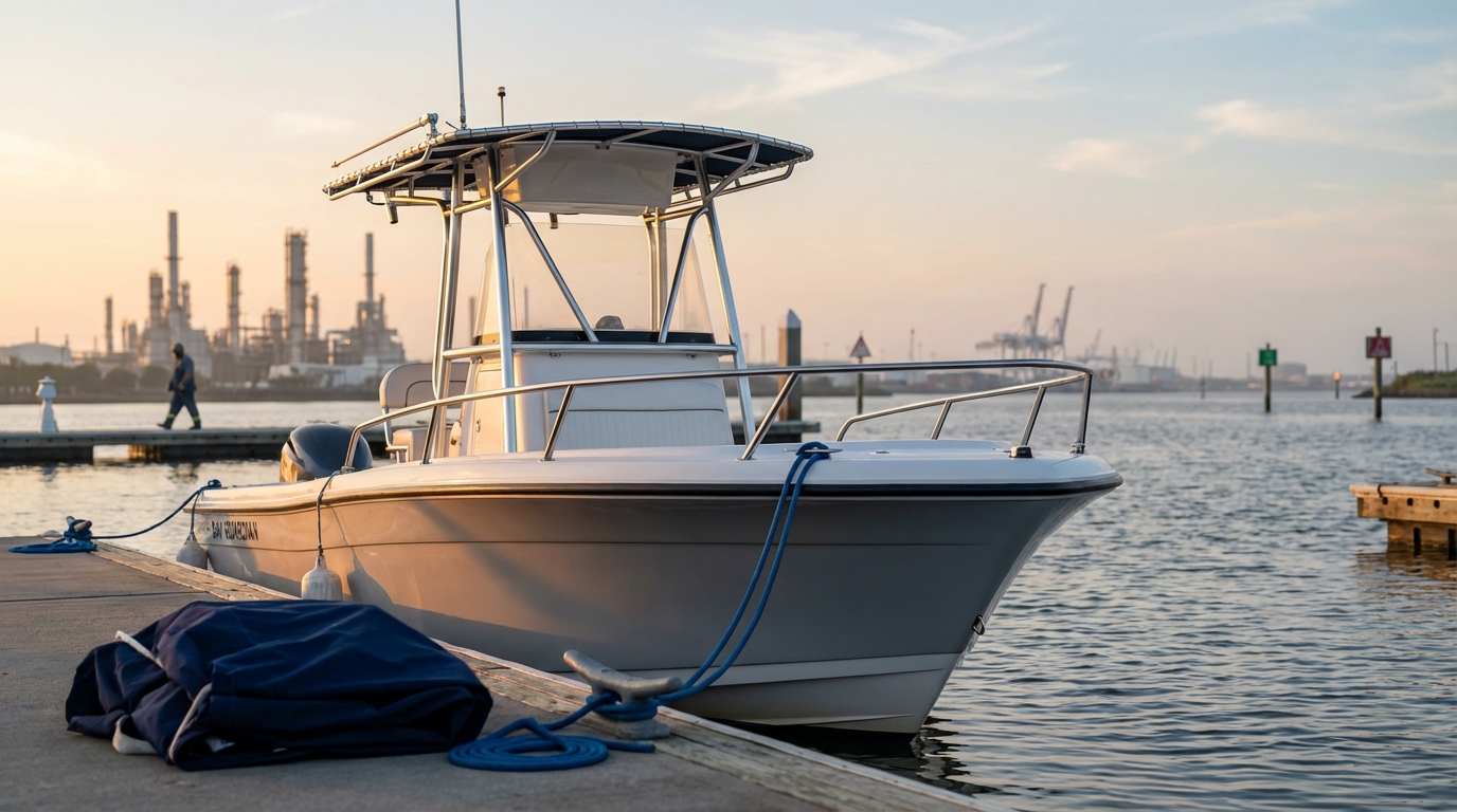 Boat insurance in Texas City TX for Galveston Bay boating and the Texas City Dike