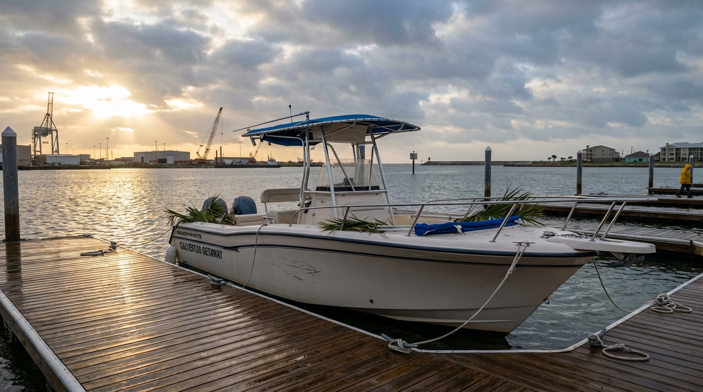 Boat insurance deductible comparison chart for comprehensive and collision coverage in Galveston TX