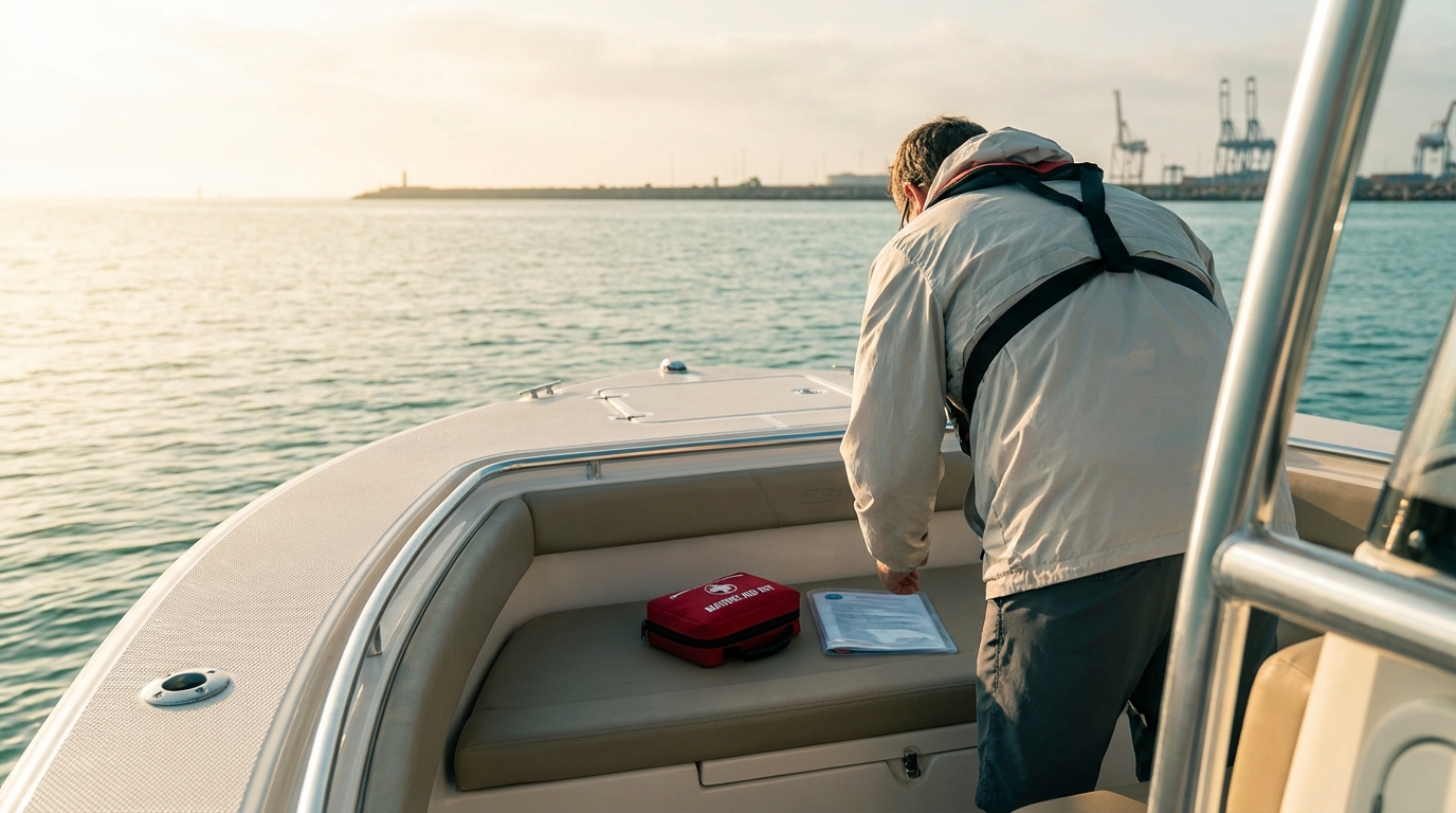Galveston boat insurance checklist comparing MedPay and health insurance after an accident