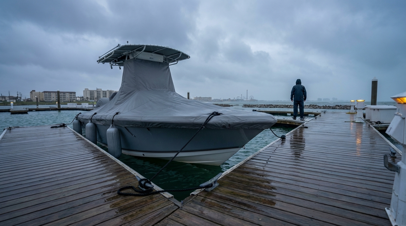 Galveston boat hurricane wind damage inspection for comprehensive coverage claim