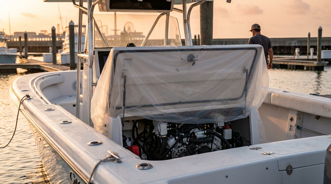 Galveston boat engine maintenance checklist for warranty and mechanical breakdown coverage