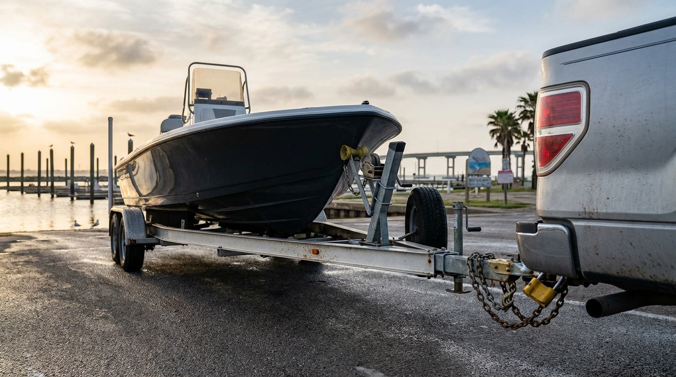 Boat trailer insurance checklist documents Galveston TX including photos receipts VIN and registration