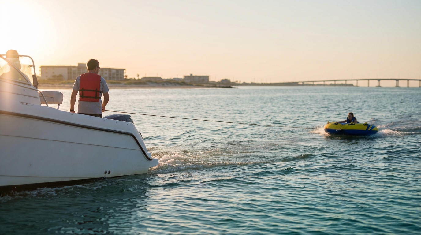 Boat insurance policy review for towing and watersports coverage in Galveston TX