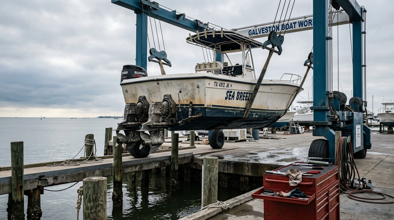 Lower Unit Failure: A Common Galveston Boating Claim and How Coverage Helps