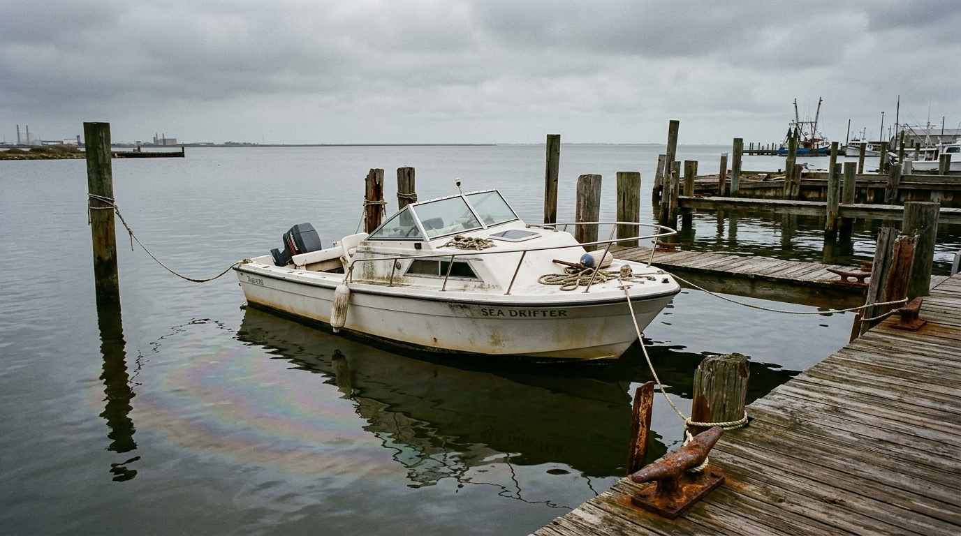 Sinking at the Dock: A Galveston Boater's Pollution Nightmare