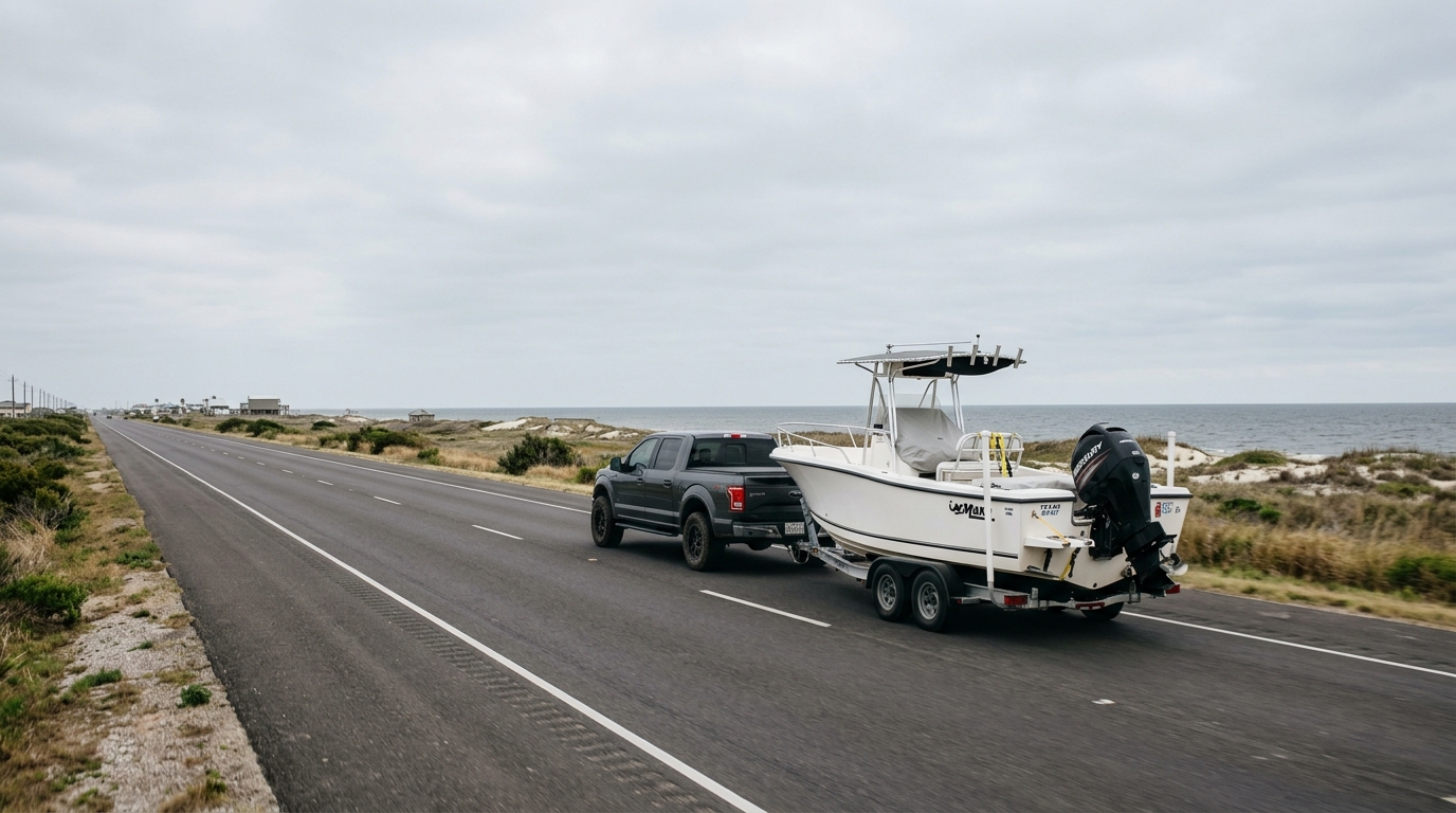 Trailer Coverage 101: Protecting Your Boat on Galveston's Roads and Highways