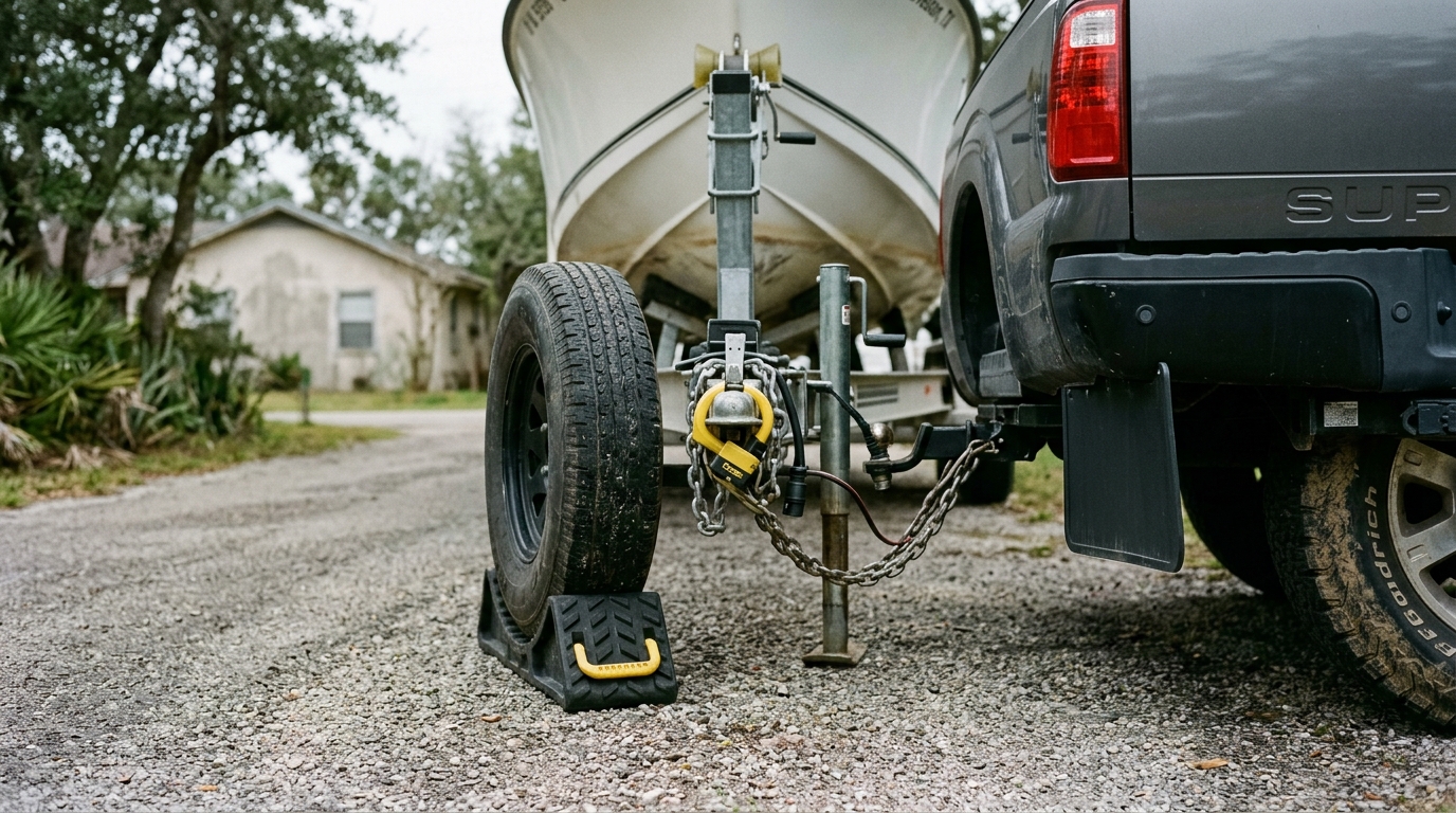 Trailer Theft Prevention Tips for Galveston County Boat Owners