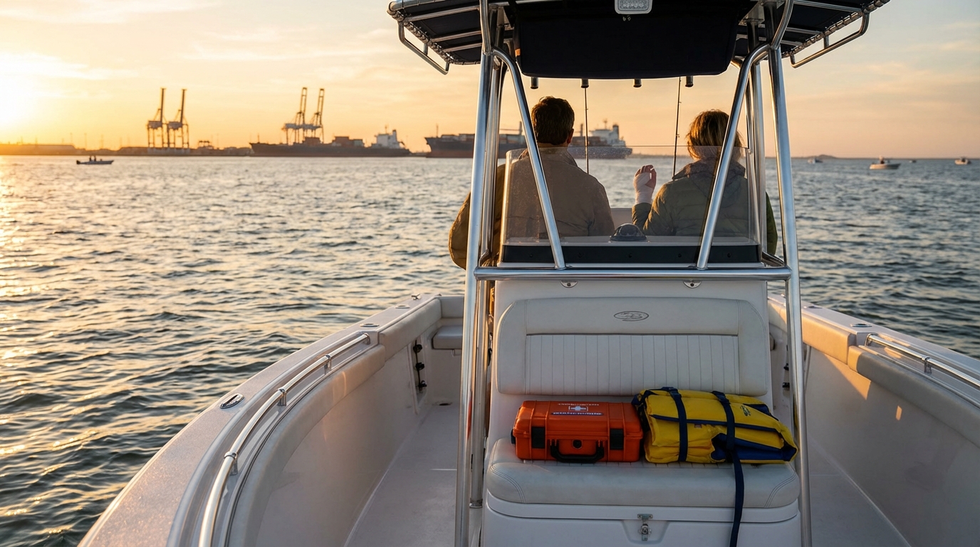 Medical Payments (MedPay) boat insurance coverage for passenger injuries in Galveston, TX near Galveston Bay