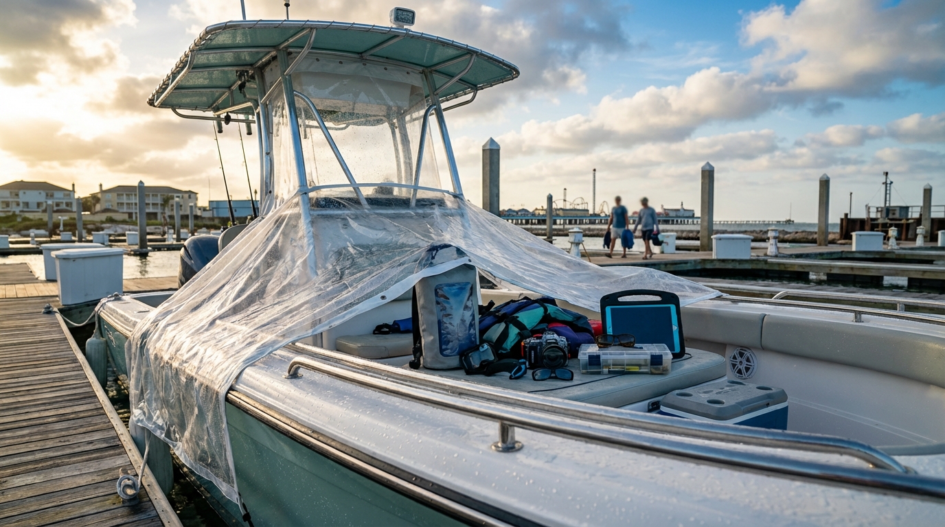 Boat insurance personal effects claim documentation checklist in Galveston TX