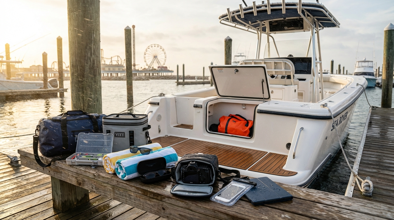 Choosing boat personal effects coverage limits for Galveston TX weekend boating gear