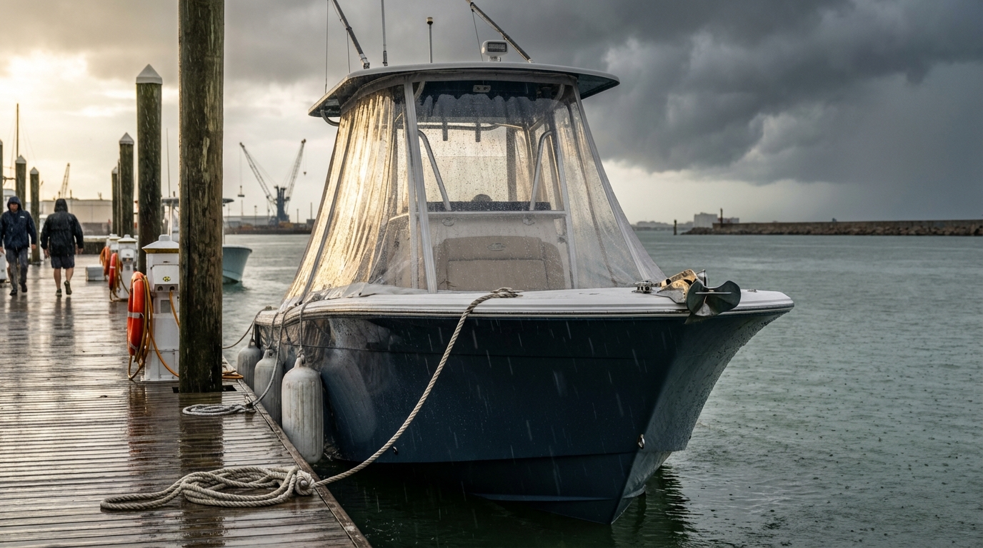 Boat insurance total loss claim process checklist for Galveston TX boaters